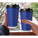 80 Pack Three Layer Insulated Coffee Cups With Lid And Straws For Parties Picnic And Travel