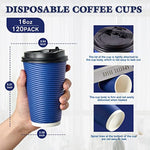 80 Pack Three Layer Insulated Coffee Cups With Lid And Straws For Parties Picnic And Travel