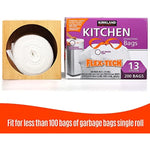 Bamboo Trash Bag Dispenser Wall Mount