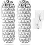 2Pcs Reusable Plastic Bag Organizer Wall Mount