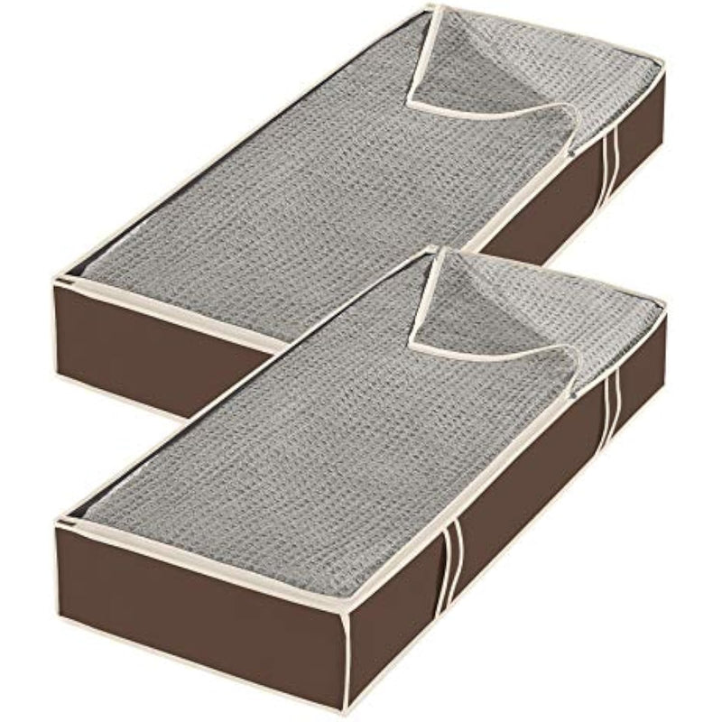 Zippered Underbed Bags - Set of 2 Pieces