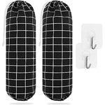 2Pcs Reusable Plastic Bag Organizer Wall Mount