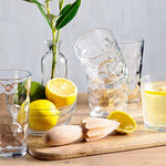 Glasses Set Of 16 8 Highball Glasses 17 Oz 8 Rocks Whiskey Glass Cups 13 Oz