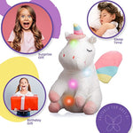 Unicorn Stuffed Animal Toy With Light