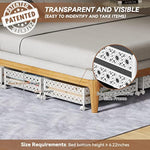 Under Bed Shoe Storage Organizer Drawer With Weels