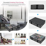 Underbed Solution Shoes Container Bags with Sturdy Sidewall & Reinforced Handles