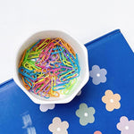 Gold Line Paper Clip Dispenser Organizer for Desk