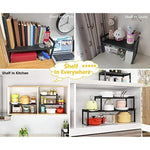Adjustable Kitchen Counter Shelf Organizer