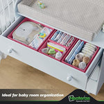 Set Of 12 Closet Organizer and Storage Divider Baskets For Clothes