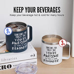 Sometimes You Forget You're Awesome Coffee Mug, Thank You Gifts for Coworker, Friends, Mom, Wife