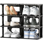 Plastic Shoes Storage Cabinet DIY Cube Organizer