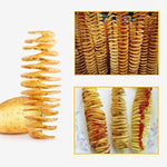 Tornado Spiral Potato Cutter Manual Slicer Set Of 2