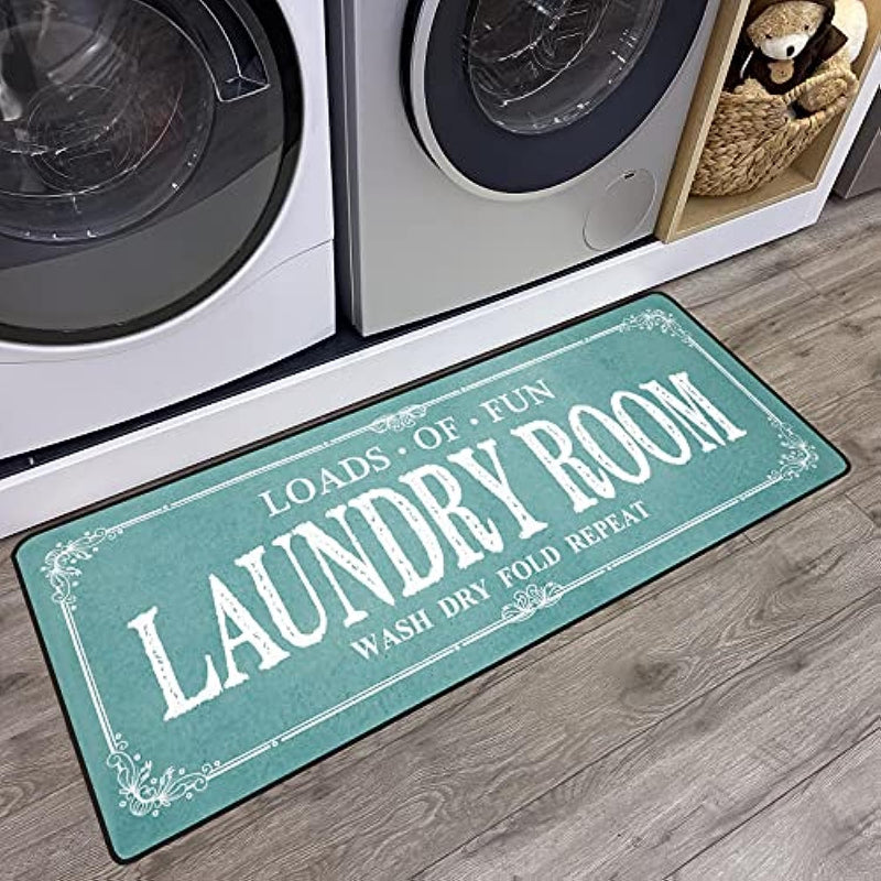 Laundry Room Rug Runner Non Slip - 20 X 47 inch
