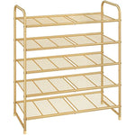 Expandable Adjustable Wire Grid Shoe Organizer