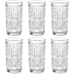 6 Pack 12 Oz Romantic Water Glasses Premium Drinking Glasses Tumblers For Beverages