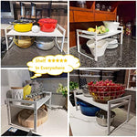 Adjustable Kitchen Counter Shelf Organizer