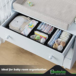 Set Of 12 Closet Organizer and Storage Divider Baskets For Clothes