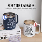 Sometimes You Forget You're Awesome Coffee Mug, Thank You Gifts for Coworker, Friends, Mom, Wife