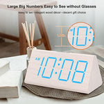 Wooden Digital Alarm Clocks for Bedrooms