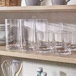 Classic 8 Piece Premium Quality Plastic Tumblers In Clear