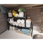 Adjustable Kitchen Counter Shelf Organizer