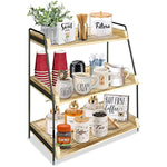 2 Tier Kitchen Counter Shelf Organizer