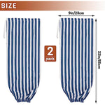 2Pcs Reusable Plastic Bag Organizer Wall Mount