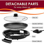 Smokeless-Indoor-Electric-BBQ-Grill-with-Glass-Lid