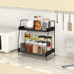 2 Tier Kitchen Counter Shelf Organizer
