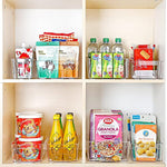 Clear Plastic Bins For Fridge, Freezer & Kitchen