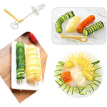 Tornado Spiral Potato Cutter Manual Slicer Set Of 2