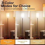 3 Color Temperature Standing Lamps with Pull Chain Switch