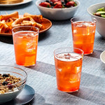 Comfy Package Clear Hard Plastic Cups Tumblers