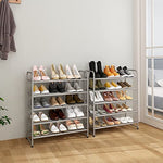 Expandable Adjustable Wire Grid Shoe Organizer