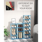 Plastic Shoes Storage Cabinet DIY Cube Organizer
