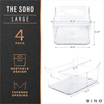 Pantry Organizer & Freezer Organizer Bins