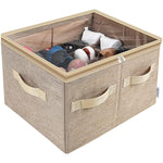 Shoe Organizer Closet Storage Solution with Clear Cover