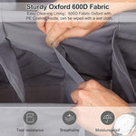 Large Deep Pockets Door Shoe Rack with 3 Hooks