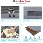 Underbed Solution Shoes Container Bags with Sturdy Sidewall & Reinforced Handles