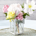 Luminous White Metal Lantern Tea Light Holder Medium Rustic Home Decor Lantern