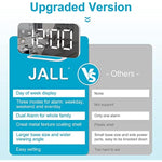 Super Slim LED Digital Alarm Clock With Diming Mode And 4 Levels Brightness