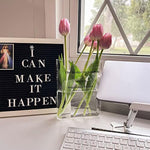 Artistic and Cultural Flavor Decorative Acrylic Vase