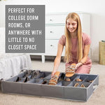 Underbed Storage Solution Fits for Men's and Women's Shoes
