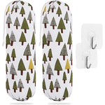 2Pcs Reusable Plastic Bag Organizer Wall Mount