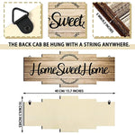 Plaque Wall Hanging Wooden Sign for Living Room