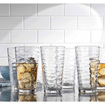 Drinking Glasses Set Of 10 Highball Glass Cups Premium Glass Quality Coolers 17 Oz