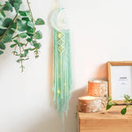 Moon Dream Catcher With Light Decor