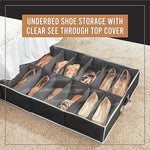 Underbed Storage Solution Fits for Men's and Women's Shoes