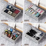 Under Bed Shoe Storage Organizer Drawer With Weels