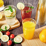 12Oz Champagne Gold Plastic Cups 100 Pcs